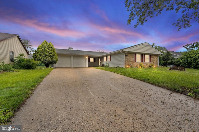 90 Echohill Ln, Willingboro, NJ 08046 - single story home with an attached garage, concrete driveway, and a front yard