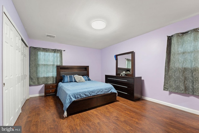 90 Echohill Ln, Willingboro, NJ 08046 - bedroom featuring baseboards, wood finished floors, and a closet
