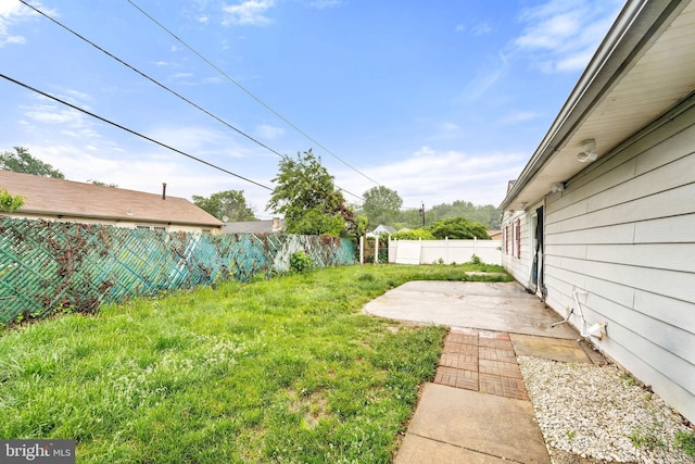 90 Echohill Ln, Willingboro, NJ 08046 - view of yard with a patio area