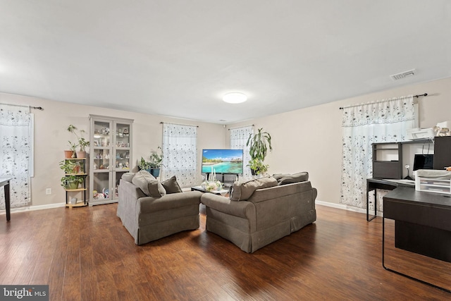 90 Echohill Ln, Willingboro, NJ 08046 - living area featuring wood finished floors and baseboards