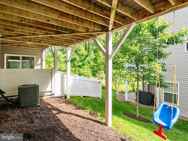 1205 Hickory Hill Cir, Arnold, MD 21012 - view of yard with central air condition unit