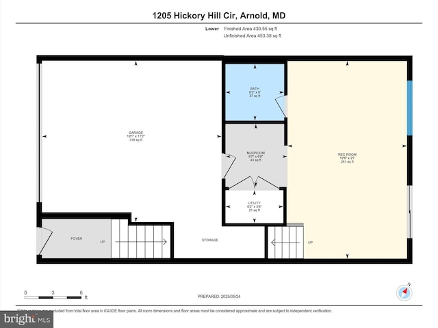 1205 Hickory Hill Cir, Arnold, MD 21012 - home floor plan