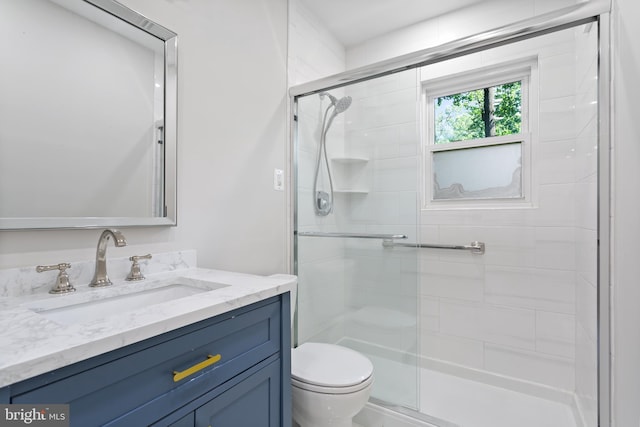 3 Knox Pl, Silver Spring, MD 20901 - bathroom featuring vanity and a shower stall