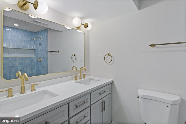 3 Knox Pl, Silver Spring, MD 20901 - full bathroom featuring double vanity and tiled shower
