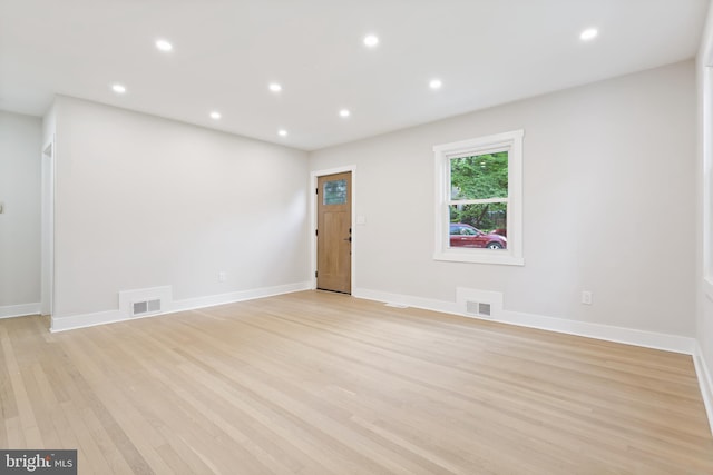 3 Knox Pl, Silver Spring, MD 20901 - empty room featuring light wood-style floors and recessed lighting
