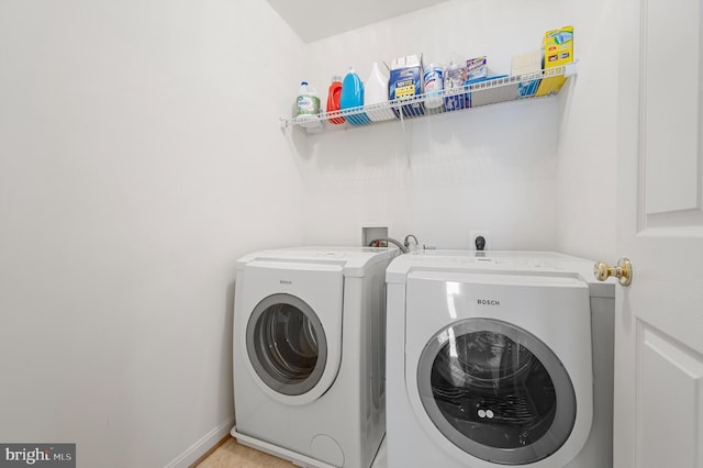 645 Beehive Way, Winchester, VA 22601 - laundry area featuring independent washer and dryer and baseboards