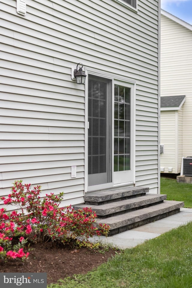 entrance to property with central AC