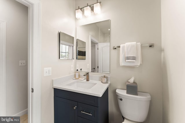 18729 Upper Meadow Dr, Leesburg, VA 20176 - bathroom with toilet and vanity