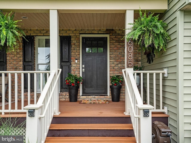 6085 Franklin Gibson Rd, Tracys Landing, MD 20779 - entrance to property featuring a porch