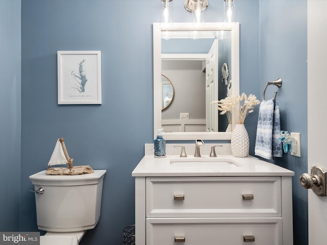 6085 Franklin Gibson Rd, Tracys Landing, MD 20779 - bathroom with vanity and toilet
