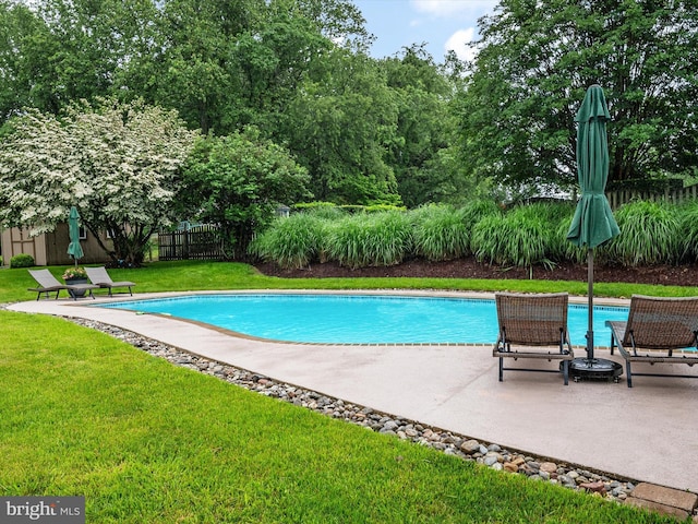 6085 Franklin Gibson Rd, Tracys Landing, MD 20779 - view of pool featuring a patio and view of scattered trees