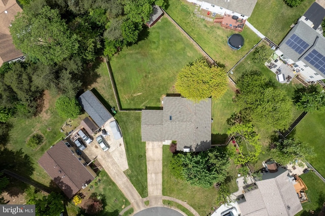 aerial view of property's location