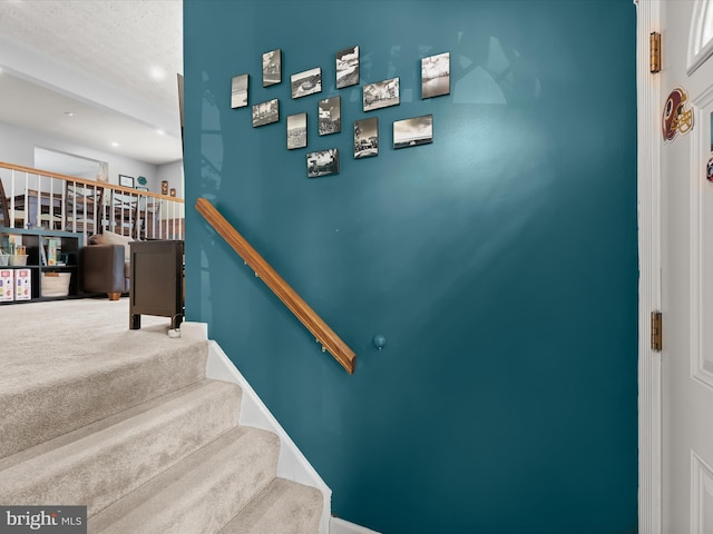 6300 Loring Dr, Columbia, MD 21045 - stairway with recessed lighting