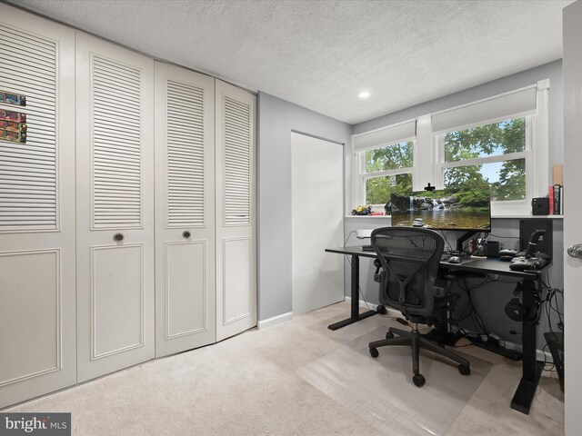 6300 Loring Dr, Columbia, MD 21045 - office space with carpet flooring and a textured ceiling