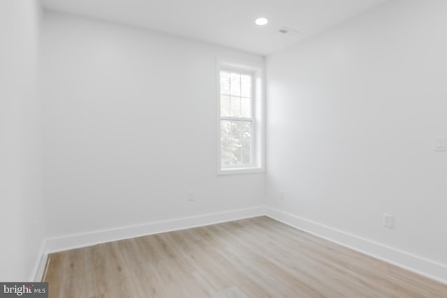 1801 Otis St NE Unit 6, Washington, DC 20018 - unfurnished room with light wood-style floors and recessed lighting