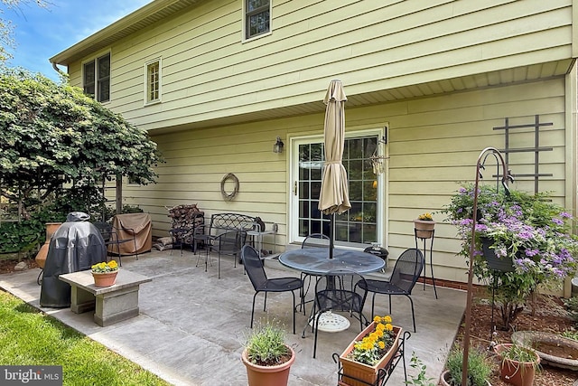 4614 Demby Dr, Fairfax, VA 22032 - view of patio / terrace featuring a grill