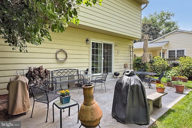 4614 Demby Dr, Fairfax, VA 22032 - view of patio / terrace featuring outdoor dining space
