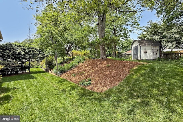4614 Demby Dr, Fairfax, VA 22032 - view of yard with a storage shed and an outdoor structure