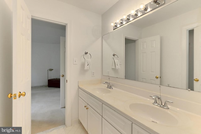8265 Private Ln, Annandale, VA 22003 - bathroom featuring double vanity