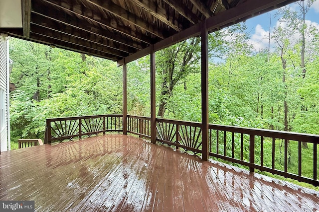 8265 Private Ln, Annandale, VA 22003 - deck with a view of trees