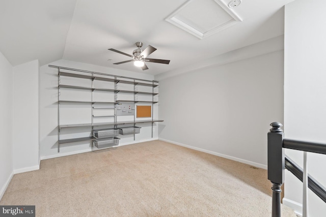 713 Norfolk Ln, Alexandria, VA 22314 - interior space featuring attic access and a ceiling fan