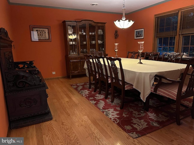 414 Elberta Ave, Salisbury, MD 21801 - dining area with light wood-type flooring, ornamental molding, and baseboards