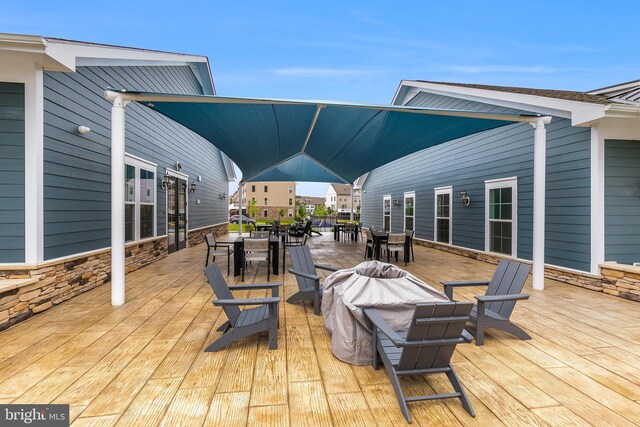 308 Bodega Ter SE, Leesburg, VA 20175 - deck featuring outdoor dining space