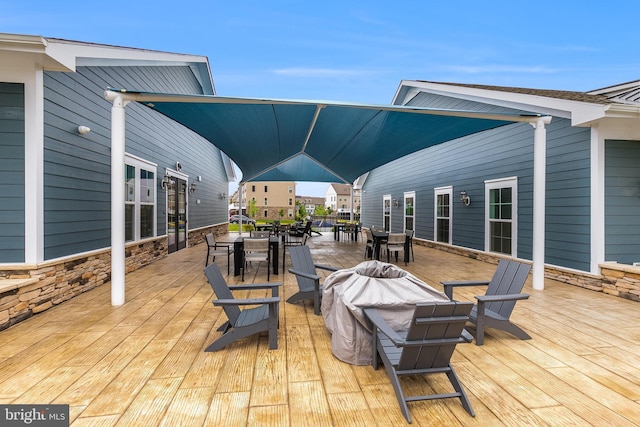 308 Bodega Ter SE, Leesburg, VA 20175 - deck featuring outdoor dining space