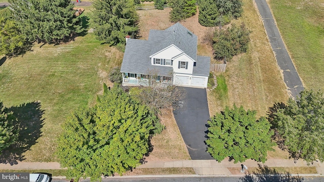 view of subject property