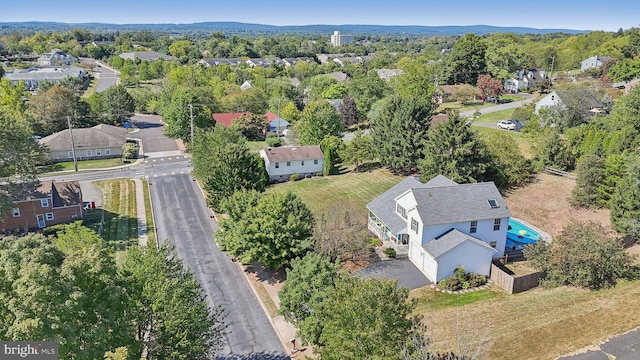 view from above of property