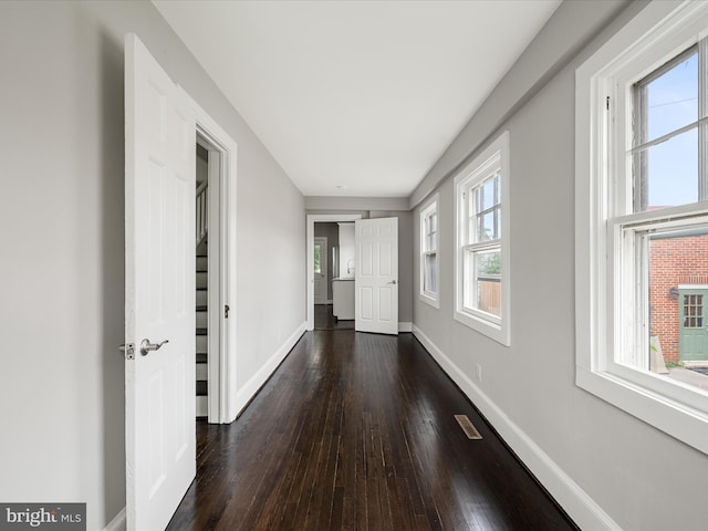 19 W Jackson St, Front Royal, VA 22630 - hallway with hardwood / wood-style floors and baseboards