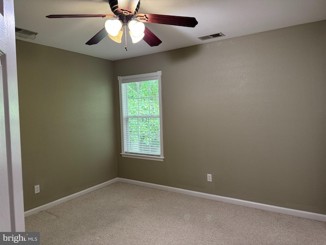 20 Links Ln, Ocean Pines, MD 21811 - unfurnished room with light colored carpet, baseboards, and a ceiling fan