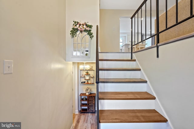 5 Neptune Ln, Willingboro, NJ 08046 - stairway featuring wood finished floors and baseboards