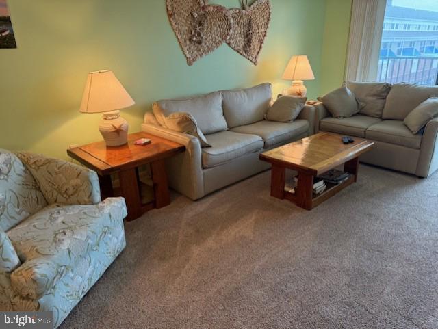 72nd St Unit 35, Ocean City, MD 21842 - living area featuring carpet floors