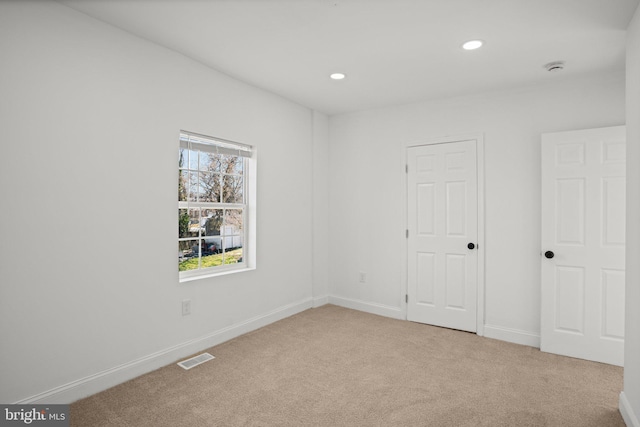 2305 James St, Baltimore, MD 21230 - carpeted spare room featuring recessed lighting and baseboards