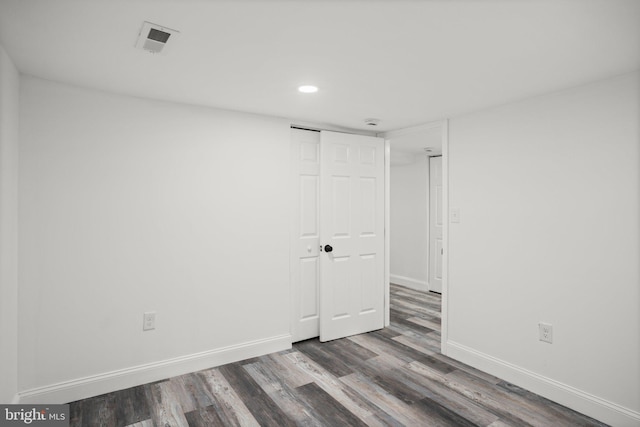 2305 James St, Baltimore, MD 21230 - unfurnished room featuring wood finished floors, recessed lighting, and baseboards
