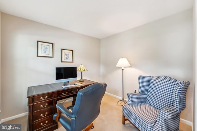 1276 Mason Mill Ct, Herndon, VA 20170 - office space with baseboards and light colored carpet