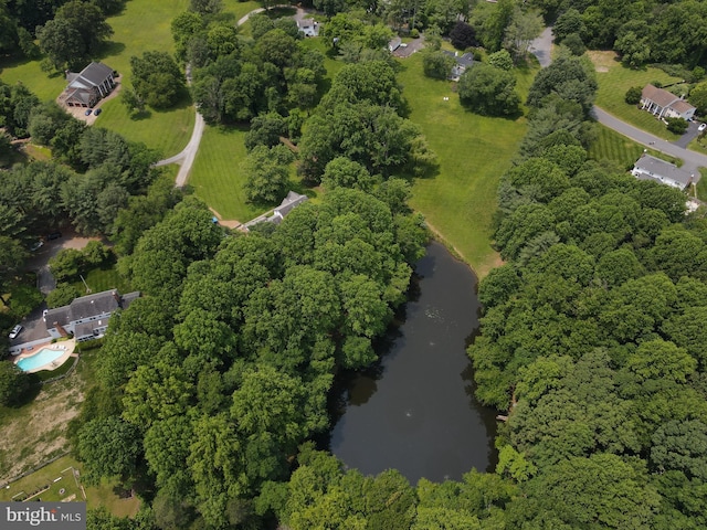 1435 Hunter View Farms, Vienna, VA 22182 - aerial view of property's location featuring a large body of water