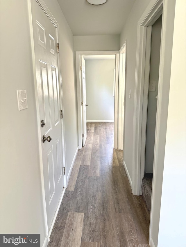 20 Flying Dove Ln, Hedgesville, WV 25427 - hallway with wood finished floors and baseboards
