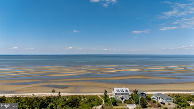 drone / aerial view of a large body of water