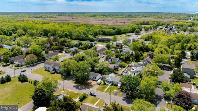 aerial perspective of suburban area