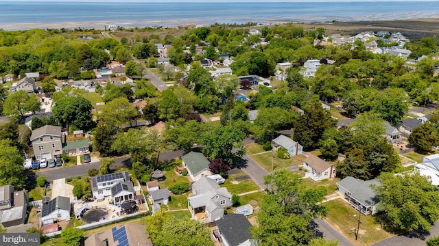 aerial view of residential area