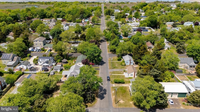 aerial perspective of suburban area