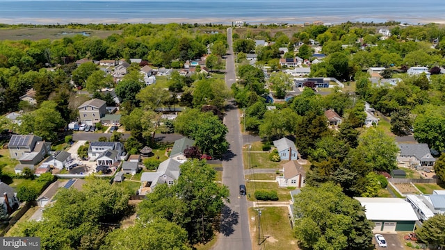 aerial view of residential area