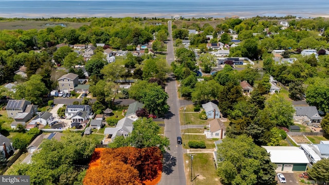 aerial perspective of suburban area