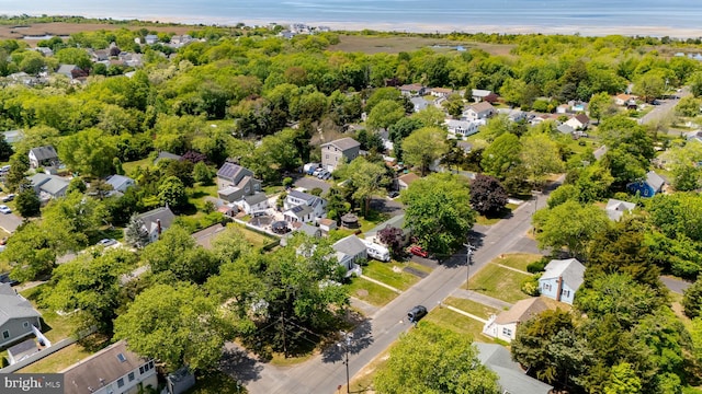 aerial perspective of suburban area