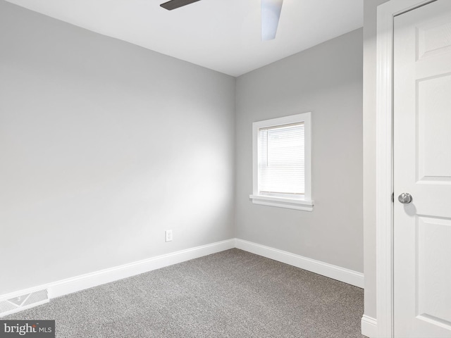 502 N Harrison St, Wilmington, DE 19805 - spare room featuring carpet floors and a ceiling fan