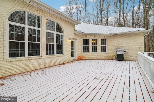 13716 Molly Berry Rd, Brandywine, MD 20613 - wooden deck with grilling area