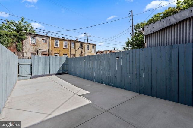 2118 Wilkens Ave, Baltimore, MD 21223 - view of patio / terrace with a gate