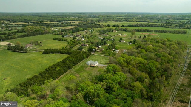 11490 Tilia Ln, Bealeton, VA 22712 - aerial view of property and surrounding area featuring rural landscape
